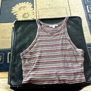 This is a crop top it has a lot of colors and if it super soft.